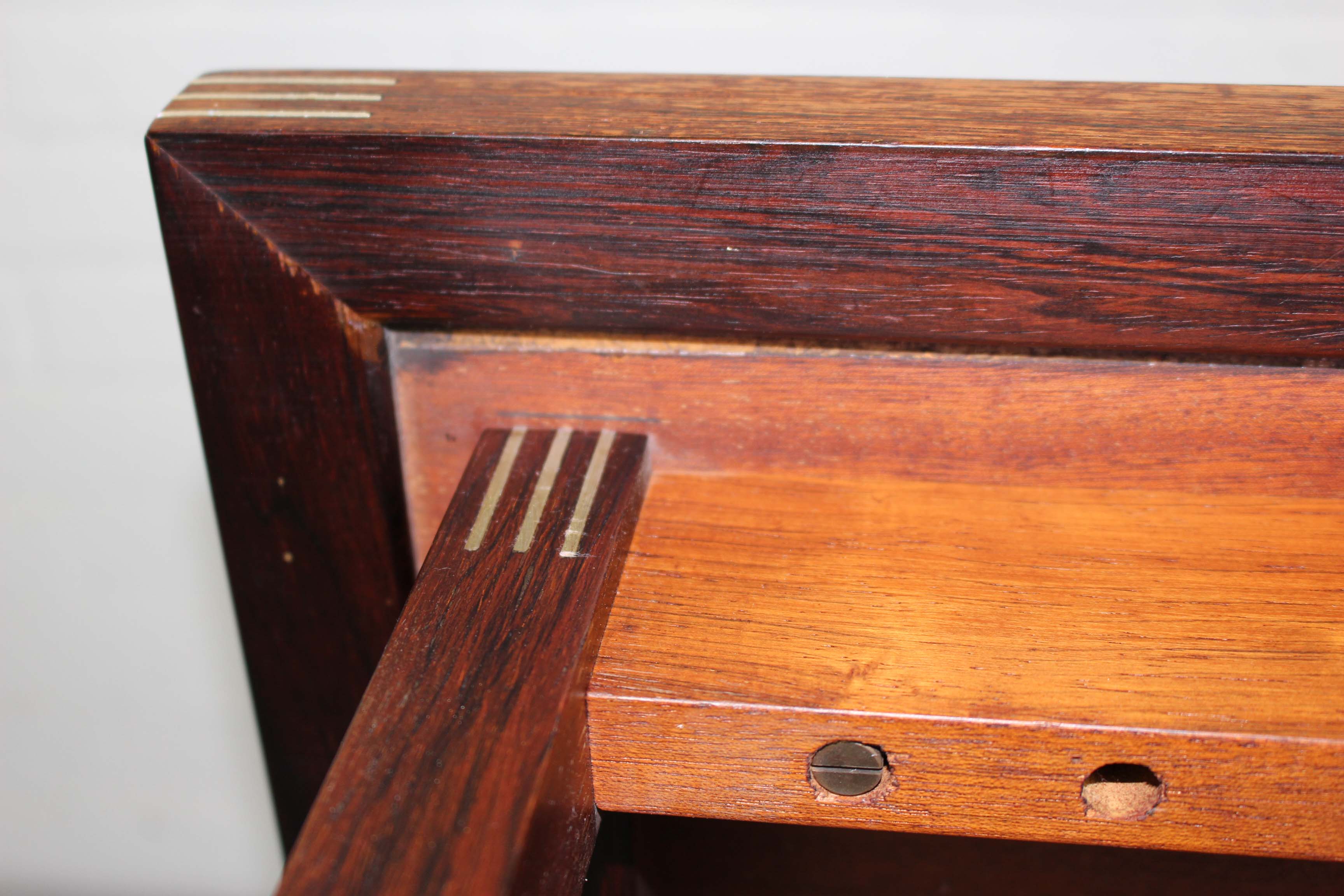 Rosewood danish modern coffee table Rud Thygesen for Heltborg Møbler , 1960s