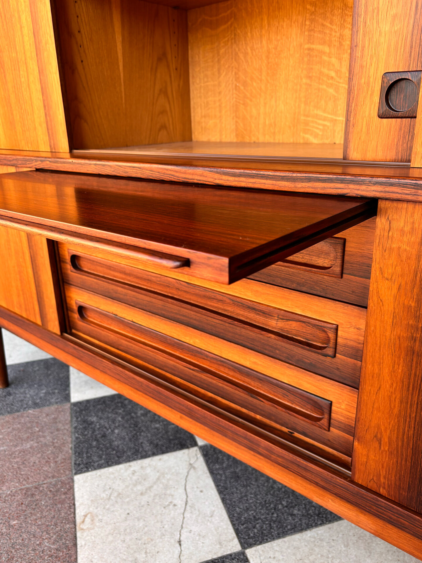 Buffet enfilade haute en palissandre