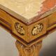 Console néoclassique ancienne en bois laqué, Italie, fin XIXe siècle
