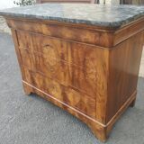 Medieval dresser Louis-Philippe in walnut