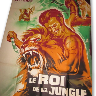 Affiche le roi de la jungle.