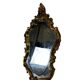 Vintage gold baroque wall mirror