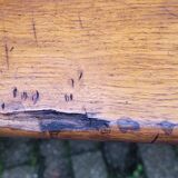 Vintage 60s school table in wood and metal