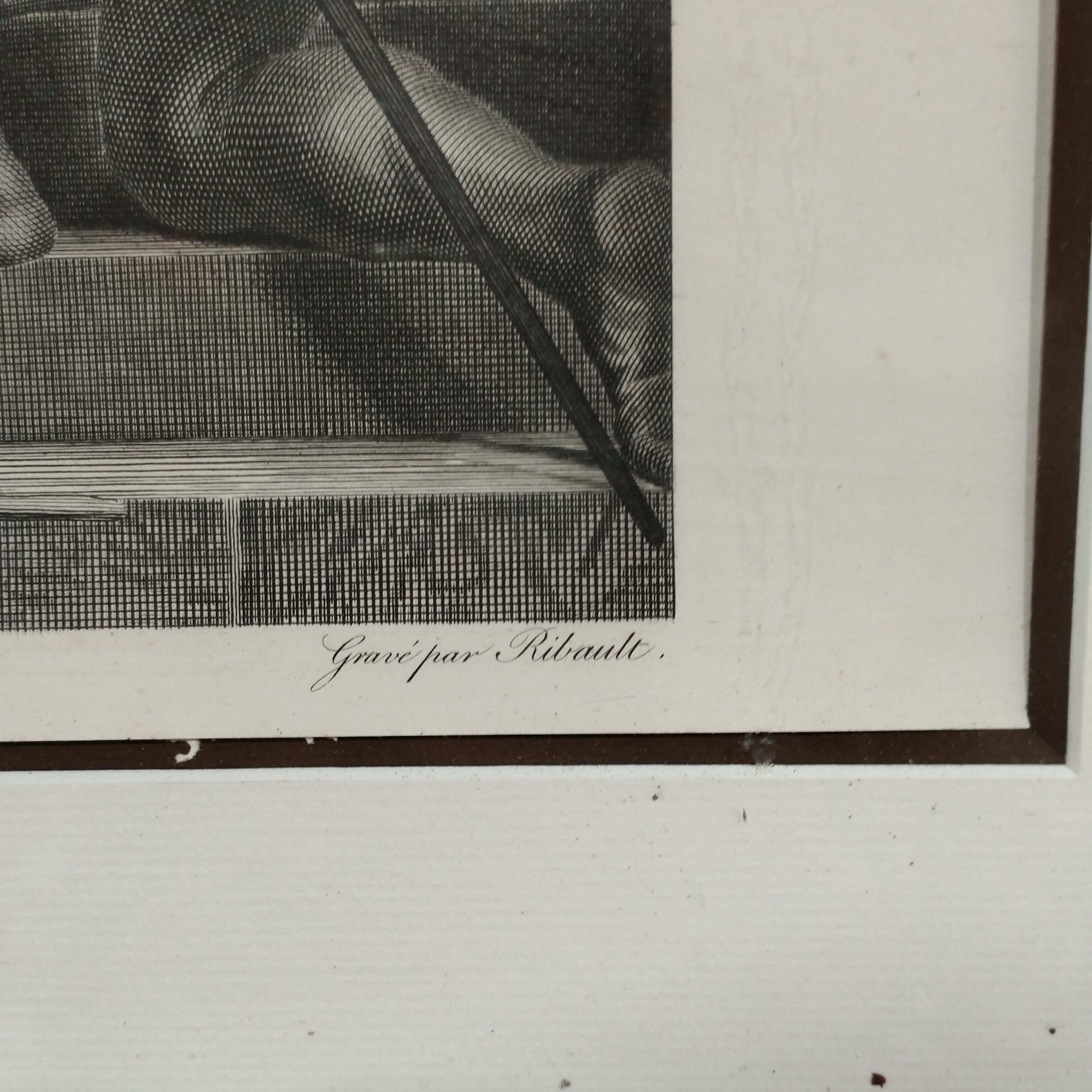 Antique print by Ribault, painted by Titian - drawn by Gianni