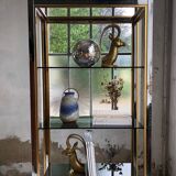 Vase Scheurich bleu moucheté