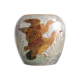 Cloisonné brass vase with ducks, circa 1900