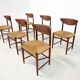 Mid-Century Set of 6 Chairs Model 316 by Peter Hvidt & Orla Mølgaard Nielsen for Søborg Møbelfabrik
