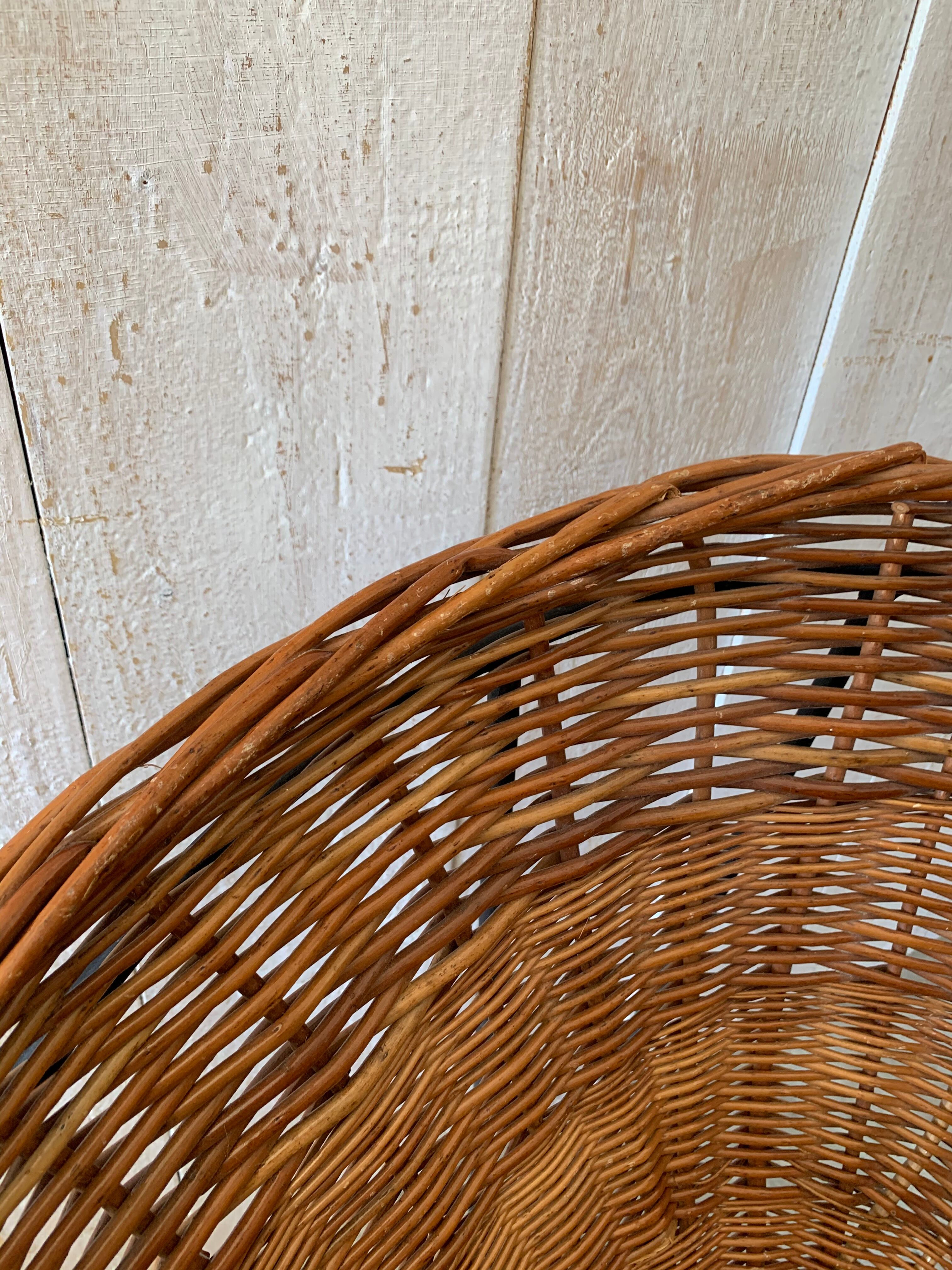 Pair of armchairs "baskets"