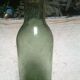 Old blown glass bottle