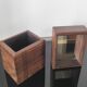 Vintage pocket trays in rosewood and brass – style A