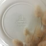4 Churchill flat flowery plates