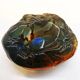 1950s large ashtray completely hand-blown and handcrafted in Murano glass, made in Italy - 18 cm
