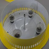 Big Yellow Flush Mount, 1960s, 4 Items Available, Restored