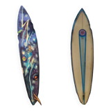 Vintage Danny Garland & Mike Conlan Surfboard for Space-Gypsy 1976