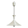 Suspension Diabolo, aluminium brossé, 1970-1980