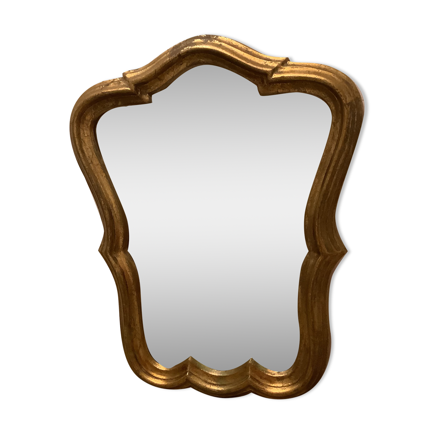 Gilded baroque mirror
