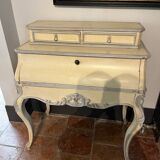 Wooden desk with patina