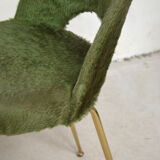 Pair of green Pelfran chairs