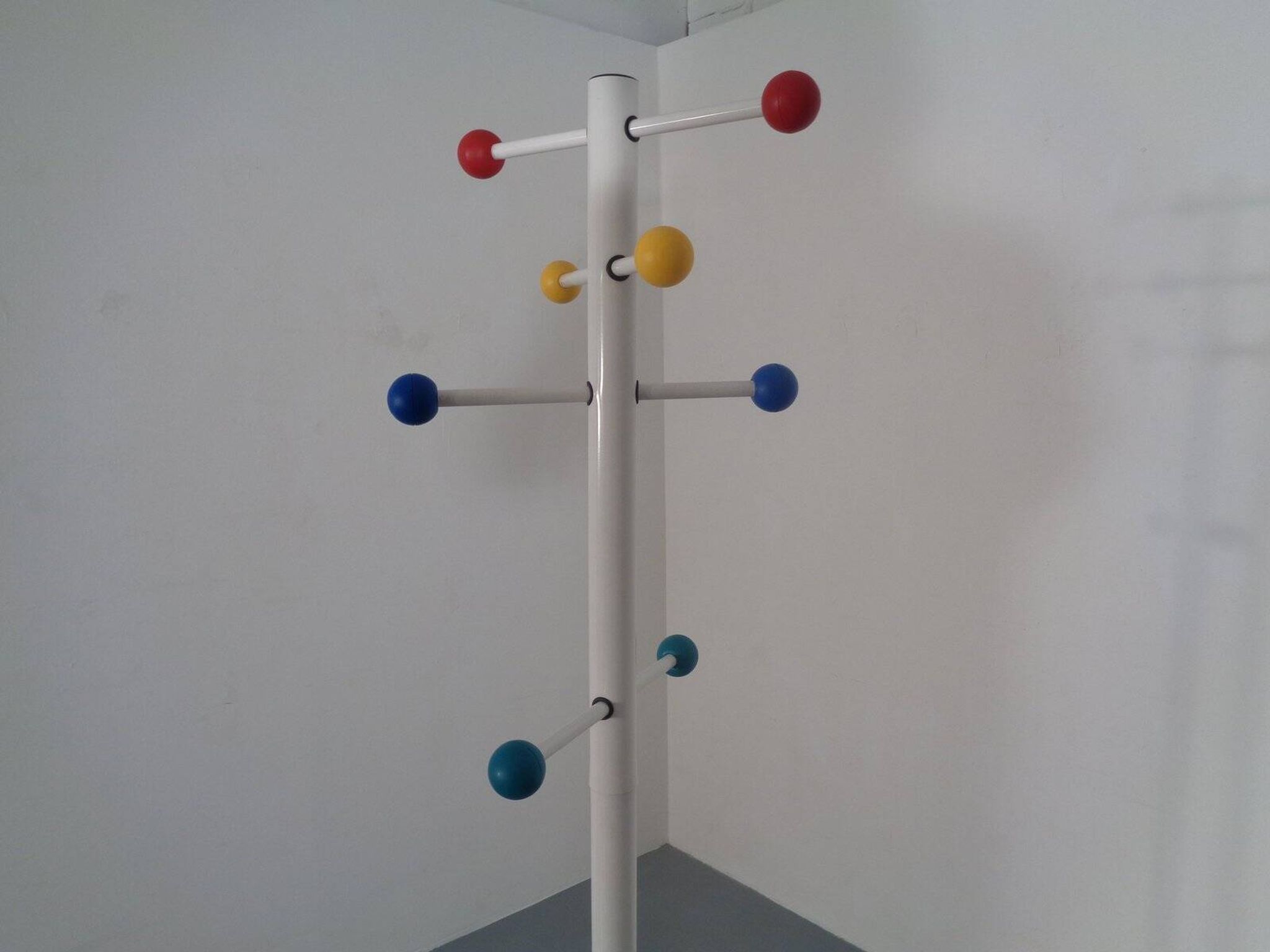 Italian Tubular Coat Rack, 1970s