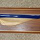 Model boat wall frame, half-hull Endeavour 1934