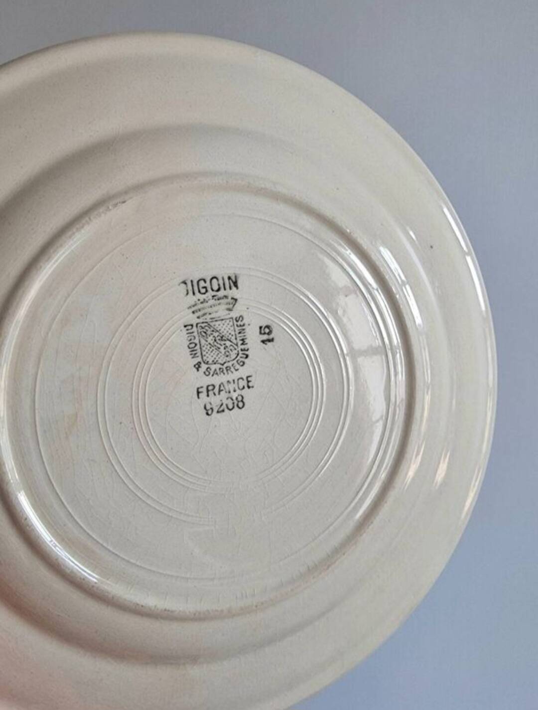 Digoin Sarreguemines dessert plates