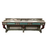 Antique hairdresser's-barber's furniture