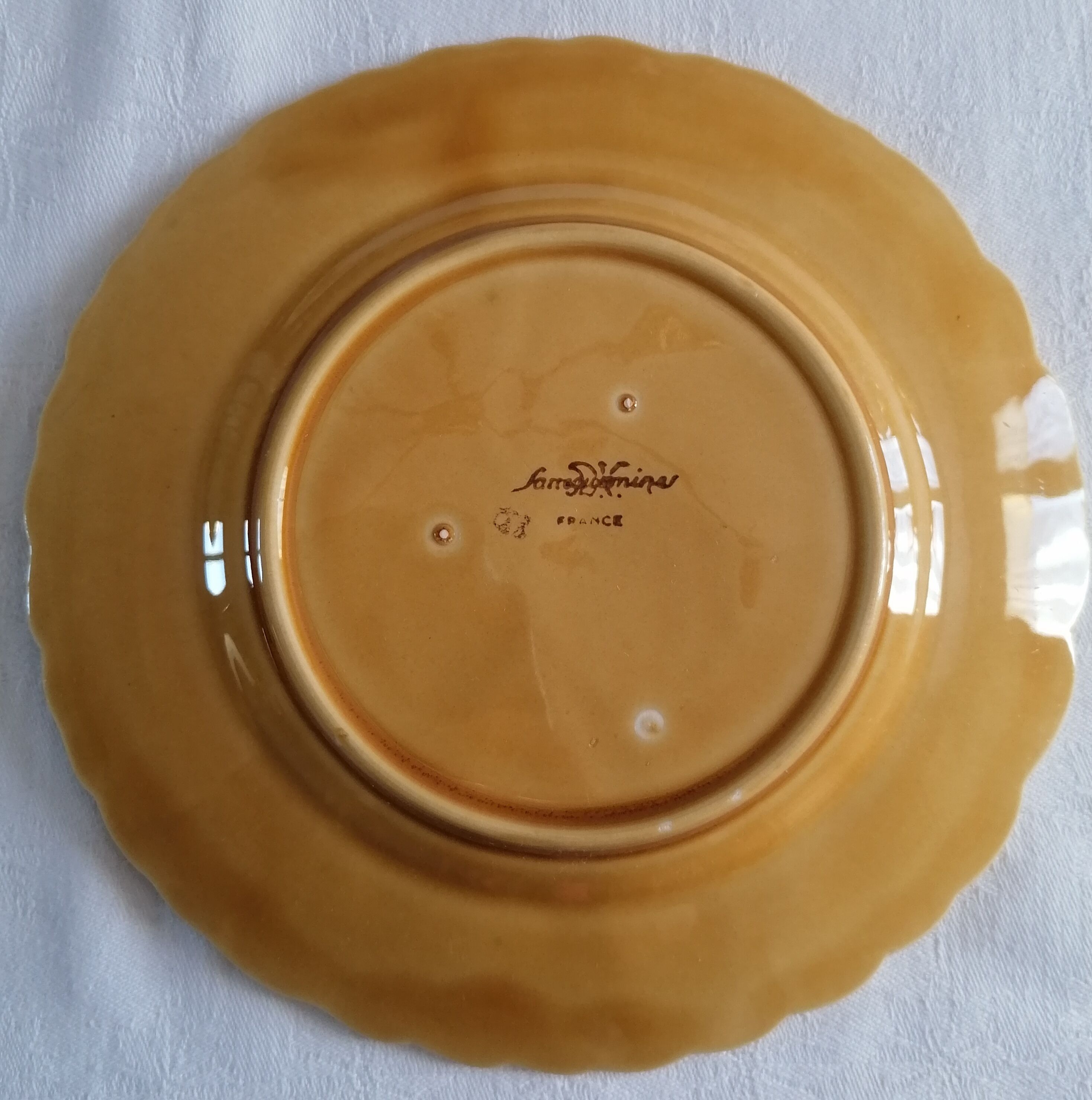 Sarreguemines slurry plates