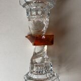 Glass candle holder