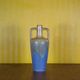 Flamed glazed stoneware bottle, Fournier Demars St-Amand alcohol bottle, amphora vase