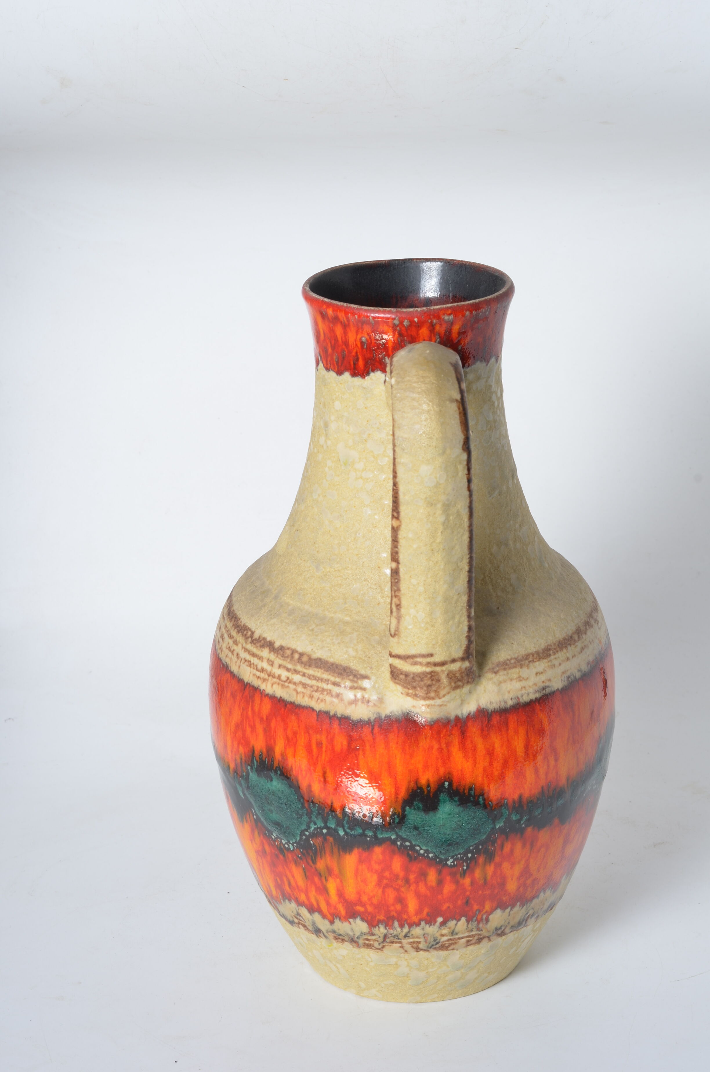 Vase Fat lava West Germany
