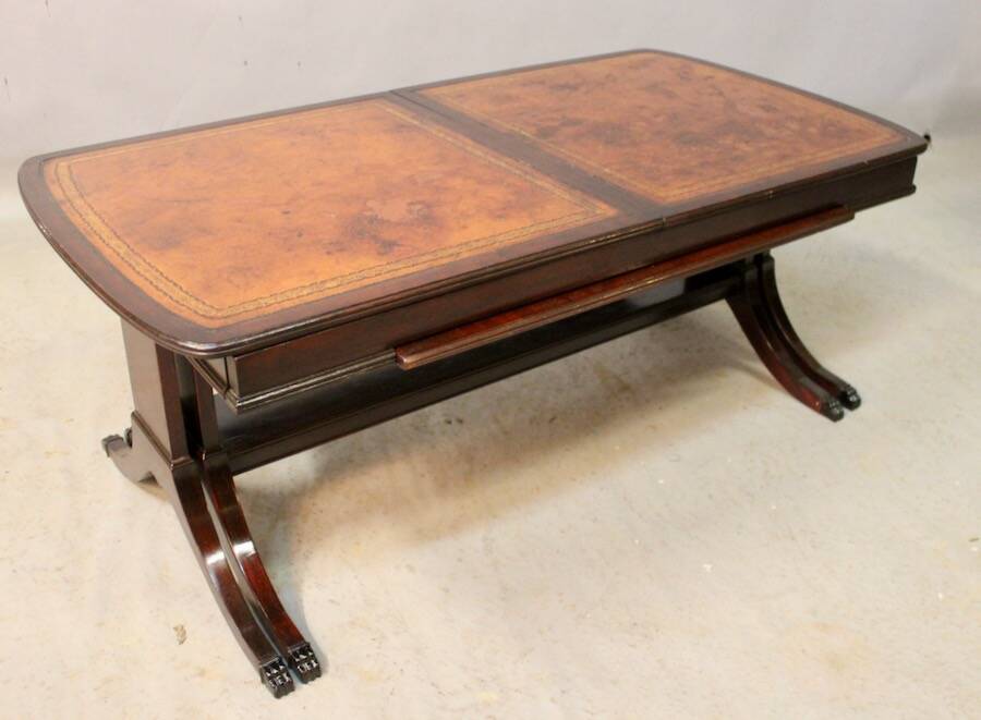 Regency Coffee Table with Extendable Pulls