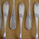 12 tablespoons metal argente orfevre frionnet francois