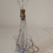 Pied de lampe en cristal de Lorraine