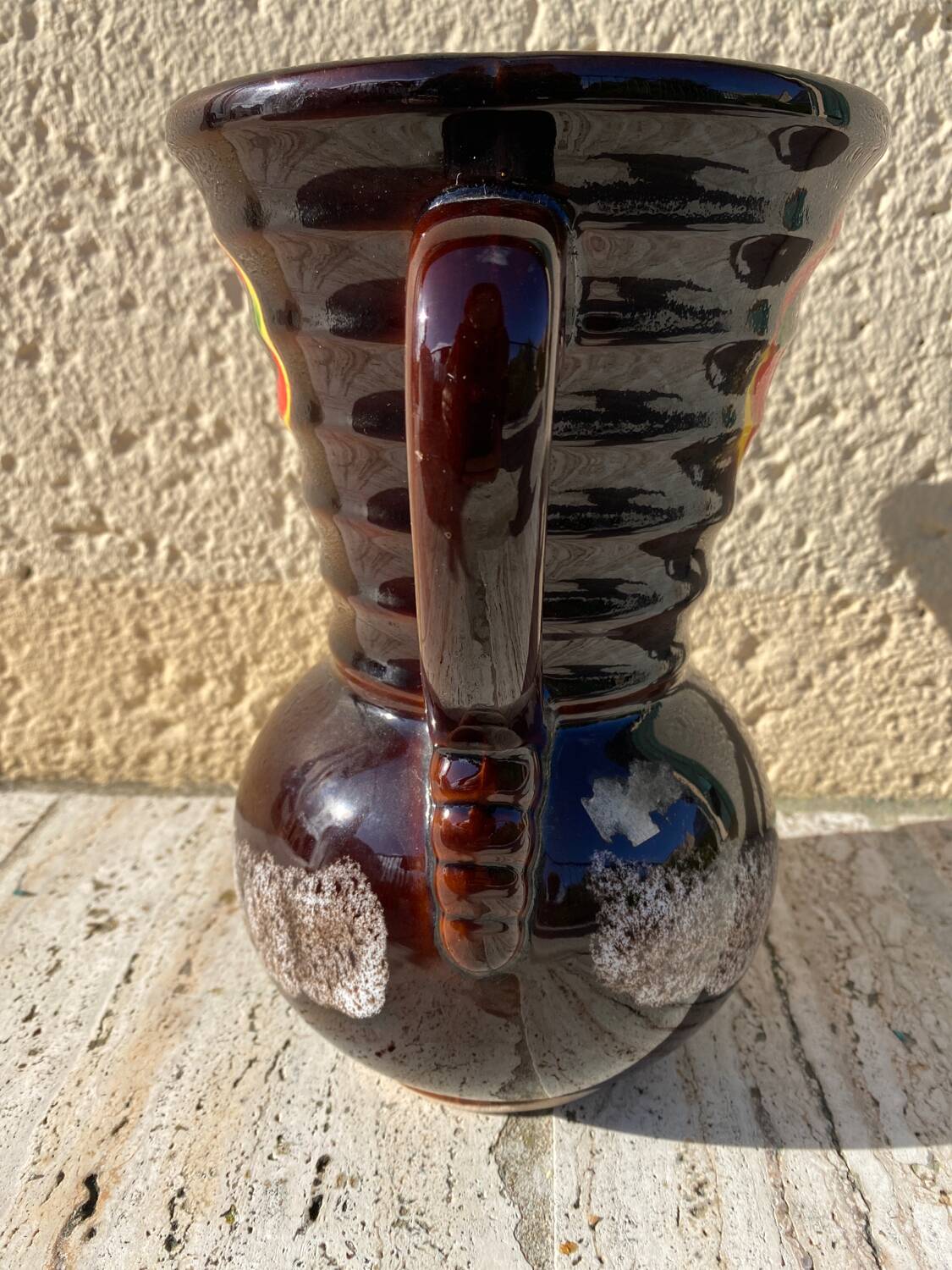 Large vintage amphora vase