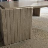 Travertine table