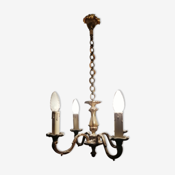 Lustre en bronze style Louis XV