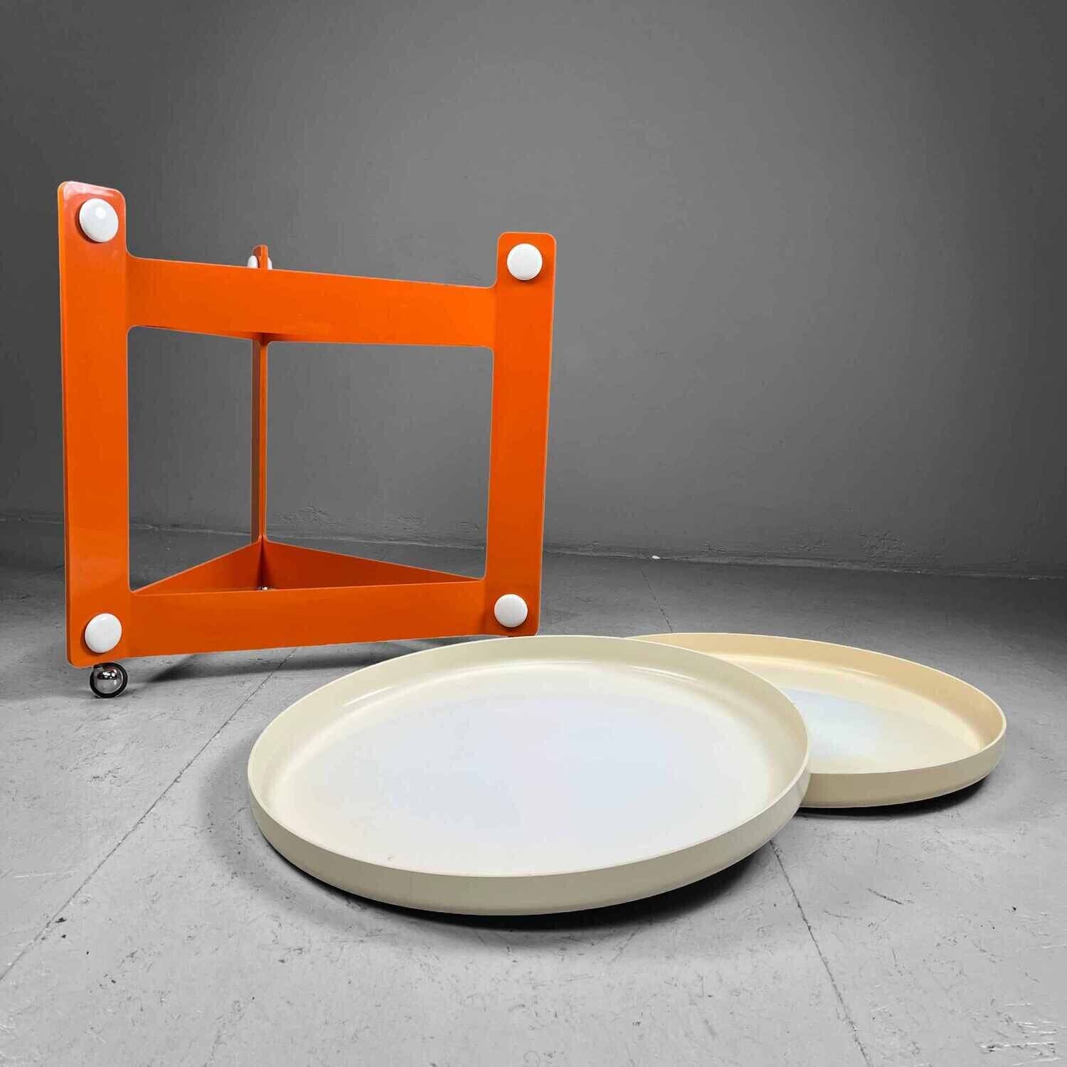 Trolley by Luigi Massoni for Guzzini, Italy