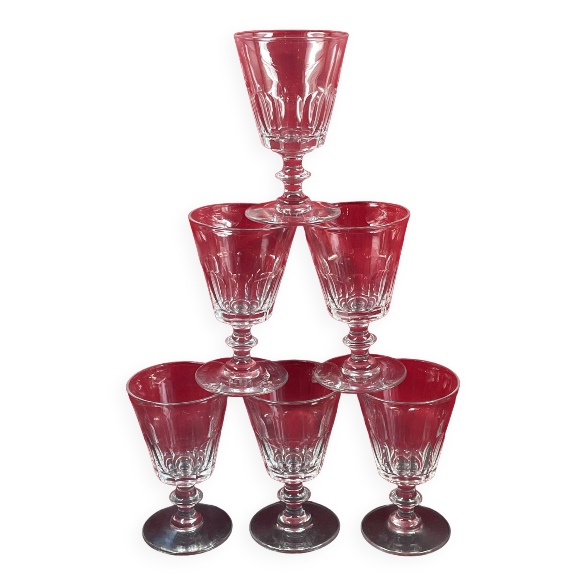 Antique Baccarat / St Louis crystal wine glass, Caton model, (19th century)
