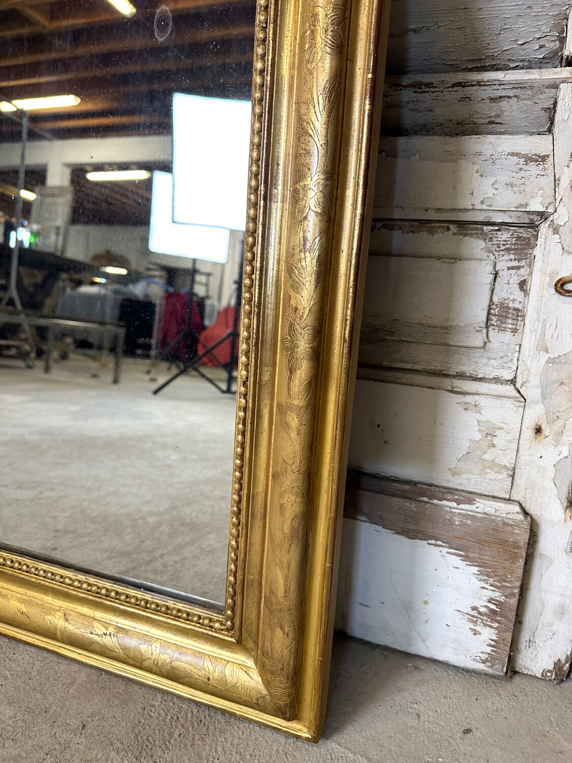 Louis Philippe gilded mirror 19th century