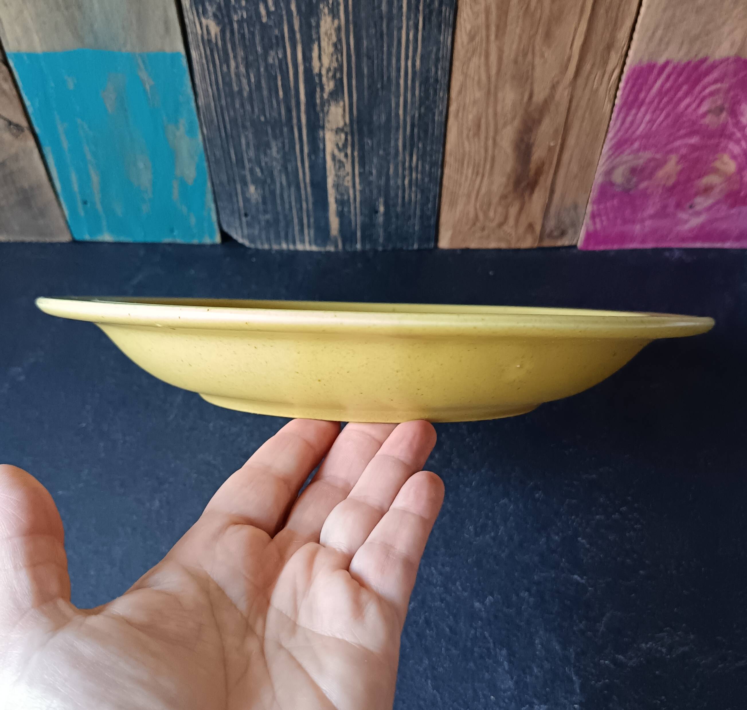 Vintage k&g luneville french ceramic dish and salad bowl