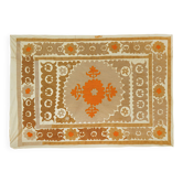 Hand-knotted rug, vintage Turkish rug 103x140 cm