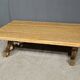 Table basse en laiton et travertin, époque Art Déco, 1930