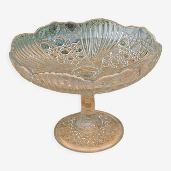 Cast glass stand cup