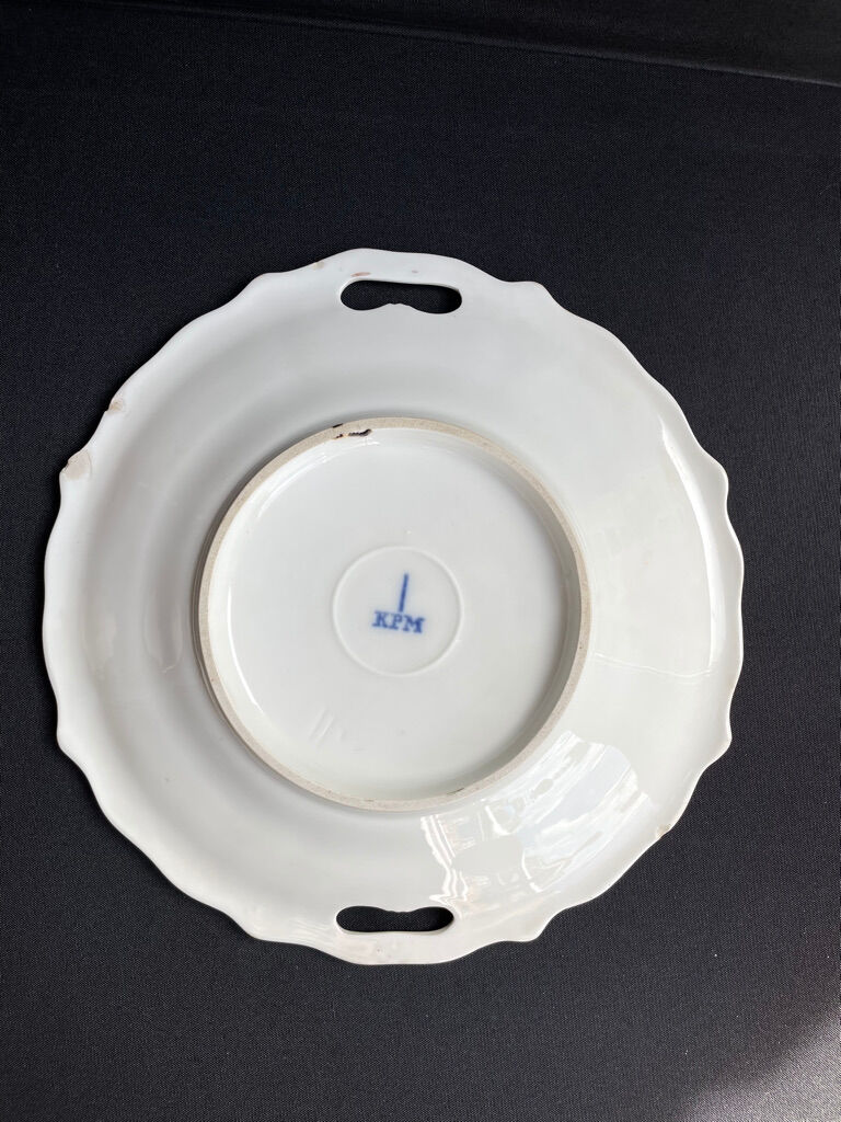 Kpm - serving dish (1) - hand-decorated porcelain