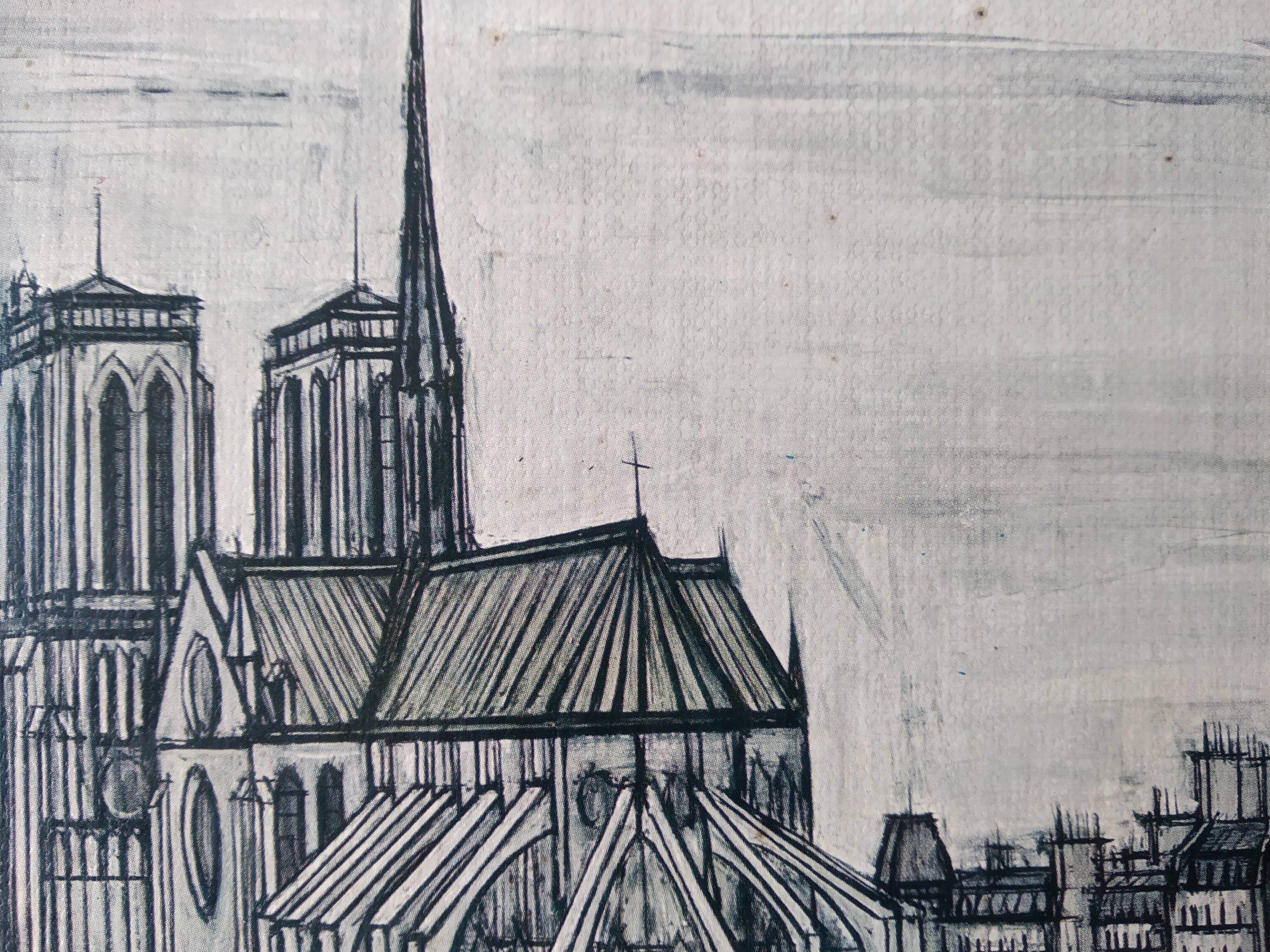 Bernard Buffet The City of Notre Dame Vintage