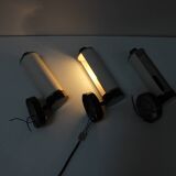 Set of 3 Midcentury Wall Lamps Napako, Designed by Josef Hurka, 1960s, CZS