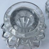 Pair of perfume bottles in crystal XIXth