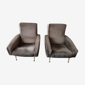 Lot de 2 fauteuils Sixties