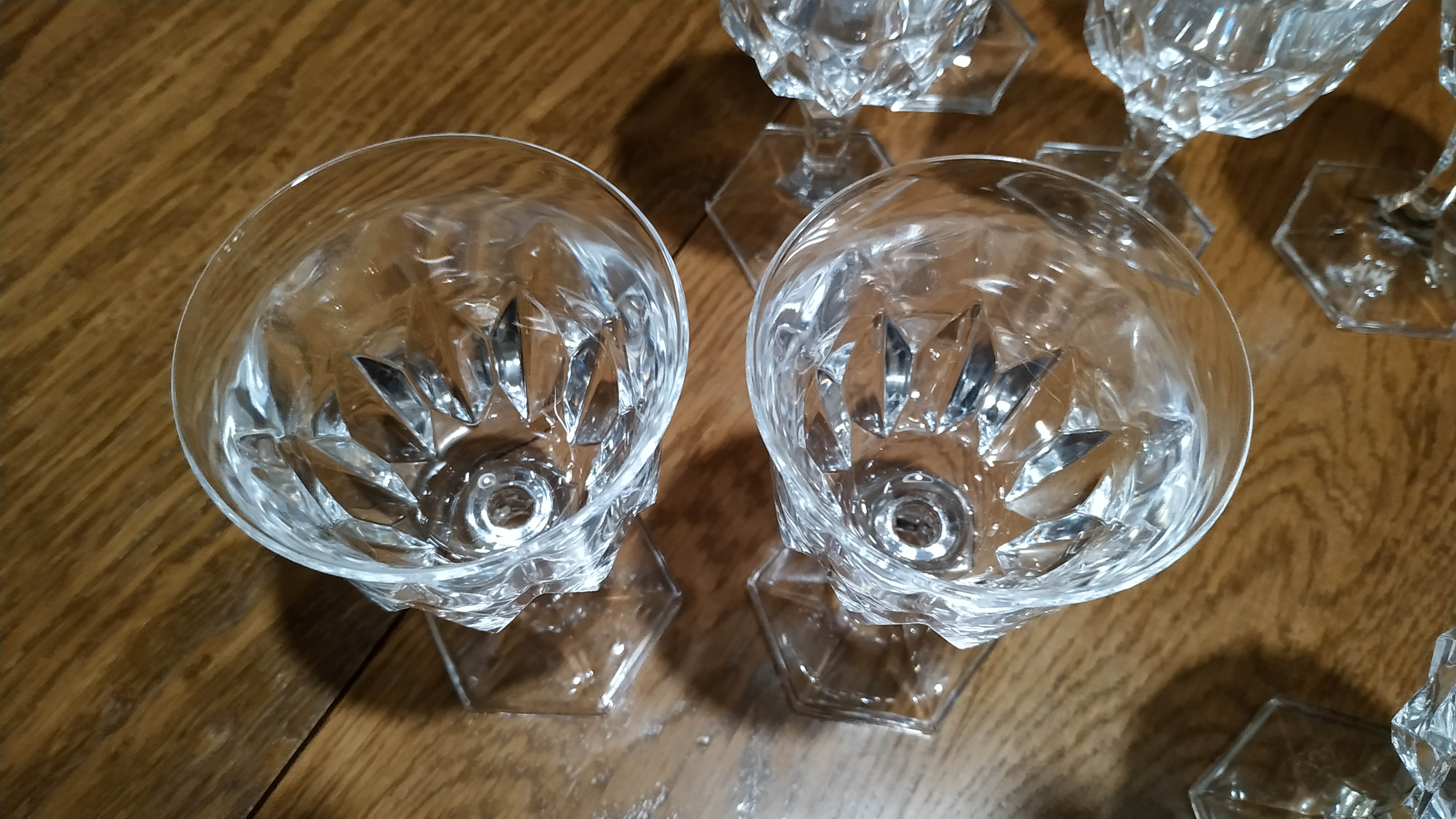 Lot 11 Crystal Crystal Glasses Chaumont Series