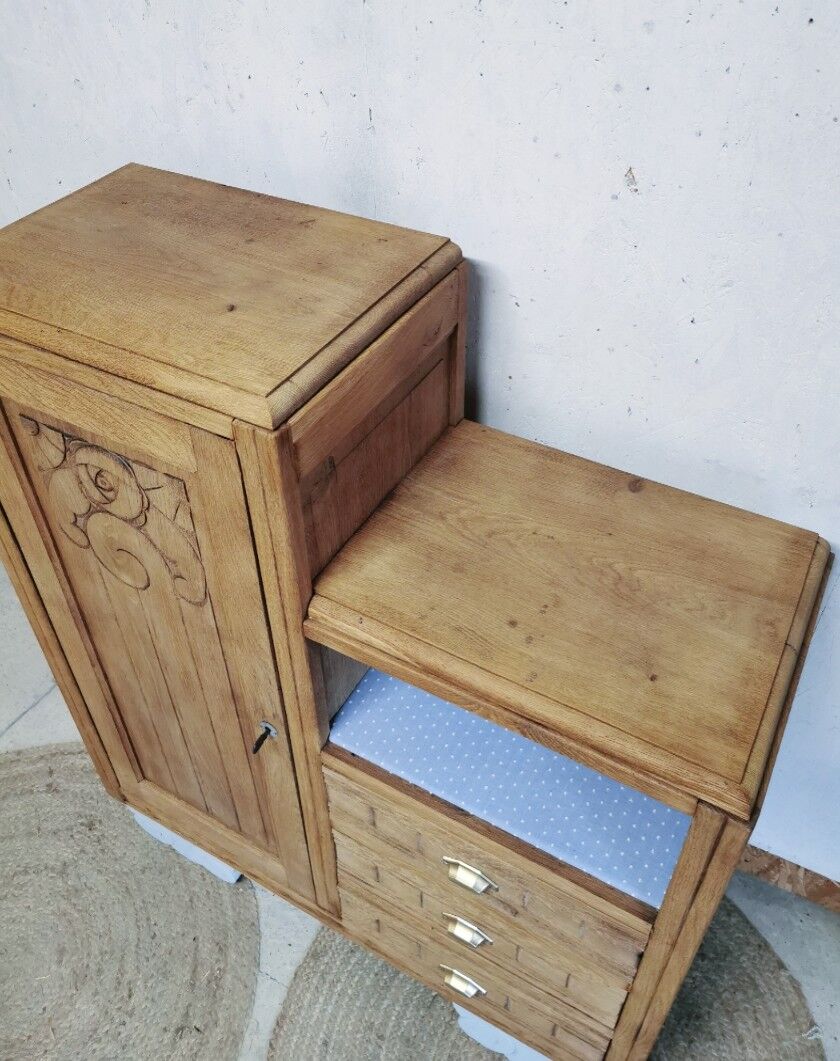 Asymmetrical art deco cabinet